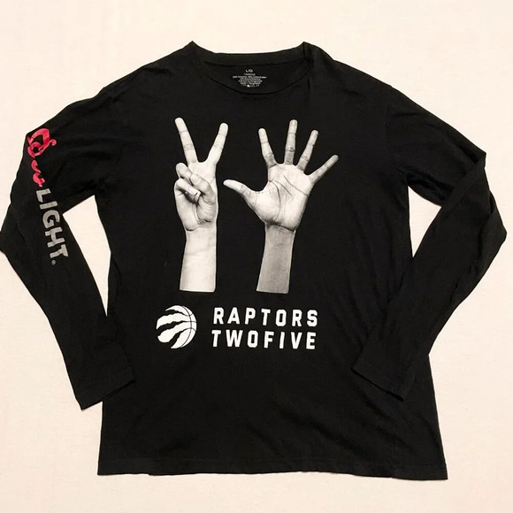 2019 NBA Toronto Raptors 25th Anniversary Coors Light Shirt Mens Large - Picture 13 of 14